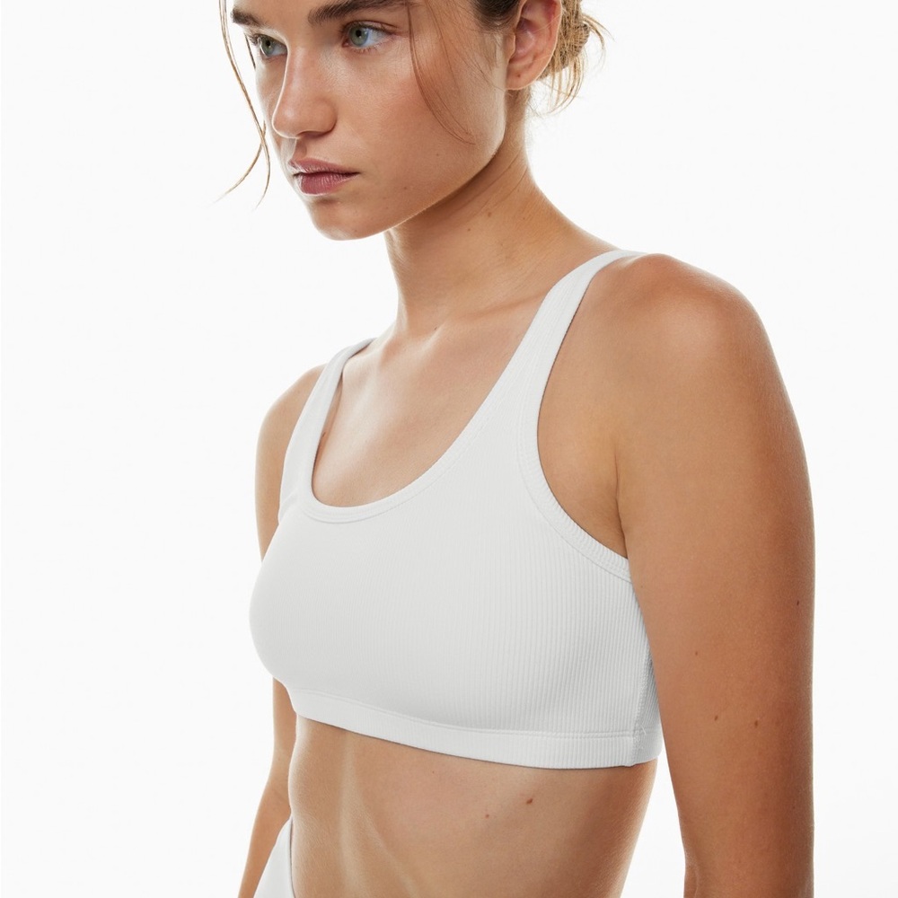 TNA White Ribbed Bra Tank - Picture 8 of 8